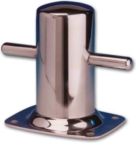 Hollex RVS Bolder Ø50 x 95 mm met Voetplaat