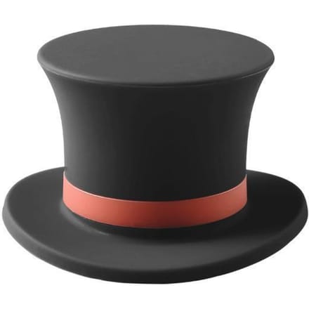 Bouchon de bouteille de vin en Silicone réutilisable, bouchon en forme de chapeau, couvercle d'arrêt de bouteille scellé sous vide, outils de Bar pour la maison noir