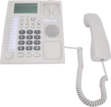Vaste Telefoon - Telefoon Thuis - Communicatie Gemak - Handsfree Bellen - 2-inch Scherm - Beige