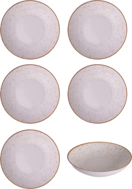 Hazel & Bos Juntos Picadas diep bord - 22cm - Set van 6