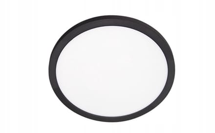 Merkloos LED Plafond 24W Zwart - 3 Kleuren & Vermogen Instelbaar