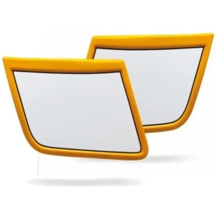 Paar scrambler nummerplaten C-Racer