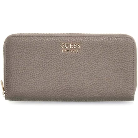 GUESS portemonnee Brenton SLG Zip Around Wallet Dark Taupe