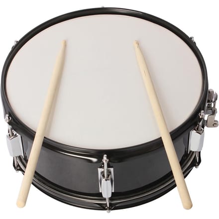 Professioneel Snaredrumvel 14 inch met Drumstok Drum Sleutel Riem voor Studentenband