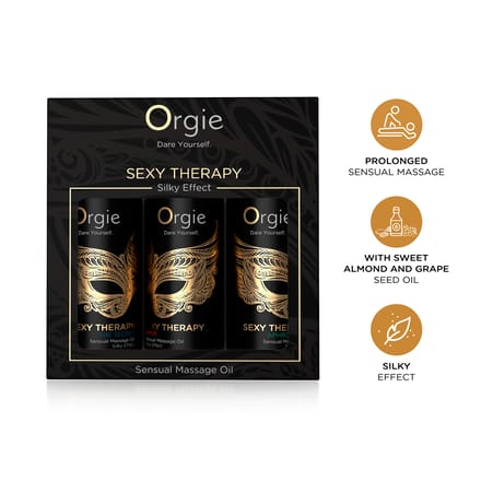 Orgie - Sexy Therapy Sensuele Massage Olie Set - Reis Formaat