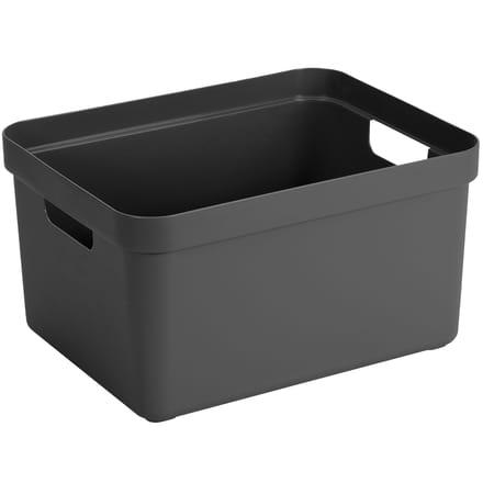 Sunware - Sigma home opbergbox 32L antraciet - 44,4 x 34,2 x 24,2 cm