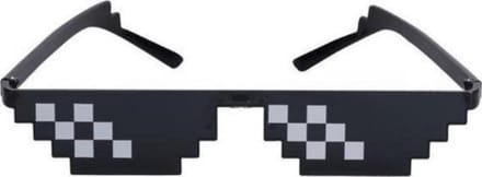 Thug Life 8 bits pixel bril - Deal with it - 1 Stuk