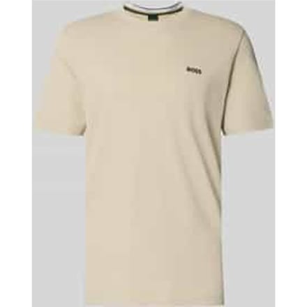 regular fit T-shirt van katoenpiqué model 'TS_PIQUE'
