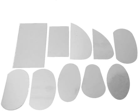 Dailygoody - Rvs Spatula Knife Set - 10-delige set voor