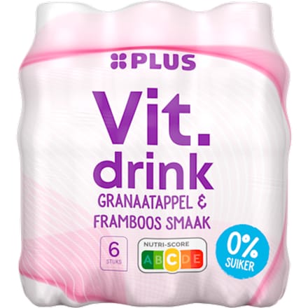Vitamin drink granaatappel & framboos