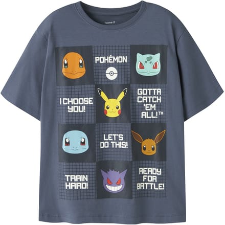 NAME IT - NKMJIS POKEMON SS NREG TOP BOX SKY - Jongens - T-shirts