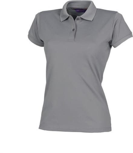 Henbury Ladies Coolplus® Polo Shirt H476 - Charcoal - M