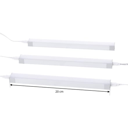 Prios Esbena LED meubelverlichting CCT 20 cm set van 3