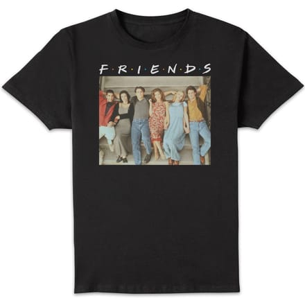 Friends Retro Character Shot t-shirt - Zwart - M