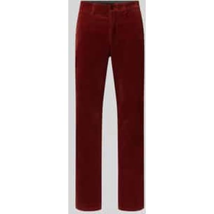 Regular fit corduroy broek van biologisch katoen