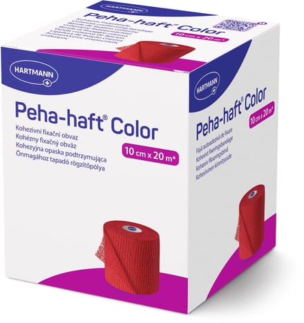 Hartmann - Peha-haft Color Latexvrij 10cm x 20m - Rood