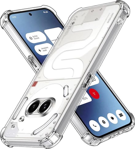 Hoesje geschikt voor Nothing Phone (2a) / (2a) Plus - Techsuit Shockproof Silicone Back Cover - Transparant