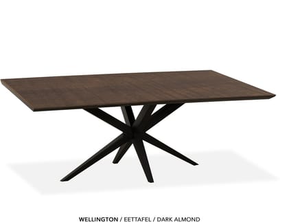 Maxfurn - Eettafel | Zeer krasvast | Kleur: Dark almon| Afmeting 220x100cm