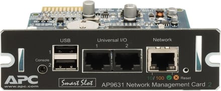 Netwerkbeheerkaart met Omgevingsmonitoring voor Servers en UPS