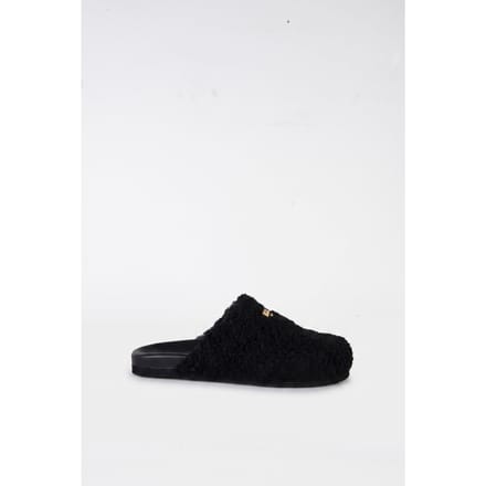 Moschino Flat Mules Black Größe: 41 | Flip-Flops Outlet | Damen | Schwarz
