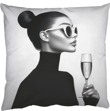 Sierkussens - Kussentjes Woonkamer - 40x40 cm - Vrouw - Champagne - Modern