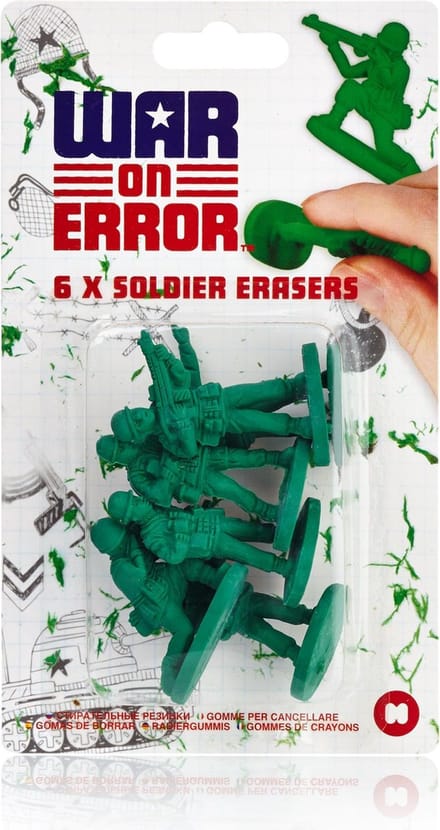 Mustard Desktop Gum - War on Error - Set van 6 Stuks - Assorti