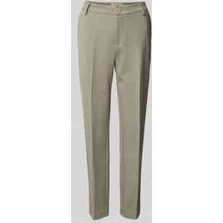 Stoffen broek met paspelzakken, model 'INES'