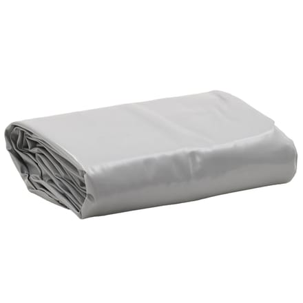 vidaXL - Zeil - 650g - / - m² - Grijs - 5 - x - 5 - m - Canvas - met - PVC-coating