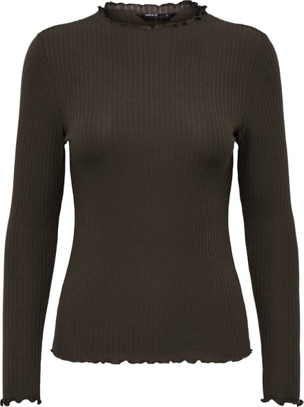 ONLY - ONLEMMA L/S HIGH NECK TOP NOOS JRS - Dames - Blouses