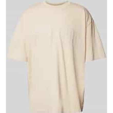 Oversized T-shirt met labelprint, model 'GILFORD'