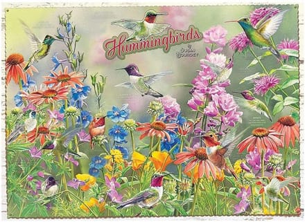 Puzzel 1000 Stukjes met Detaillering van Kolibries - Uitdagend Puzzelplezier
