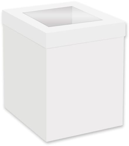 Simply Making Hoge Cake Box Venster Wit 30x30x30cm pk/25