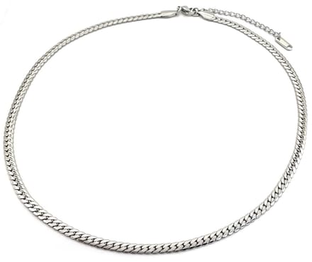 Ketting - RVS - Lengte 39-44 cm - Zilverkleurig