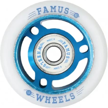 Set van 8 rollerwielen Famus Wheels 92A