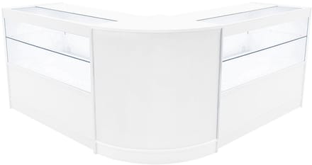 Selene led winkelbalieset - wit - cm60 & 2x c1200 - mdf melamine