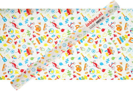 Lobbes Wrapping Paper Toys 3 mtr