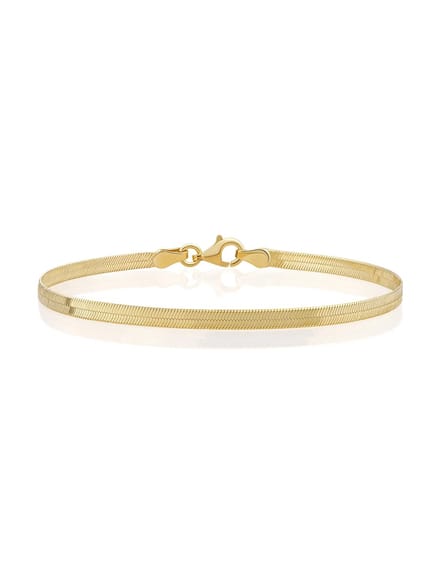 Sparkling Jewels Herringbone Chain Armband LK-HBG-019