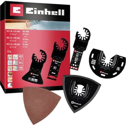 Einhell 708117 17-tlg SB Bimetaal Multitool toebehorenset 1 stuk(s)