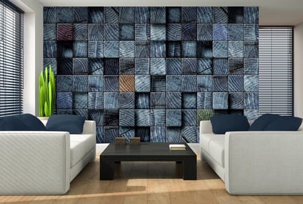Poster | Blauw | 104 x 70,5 cm