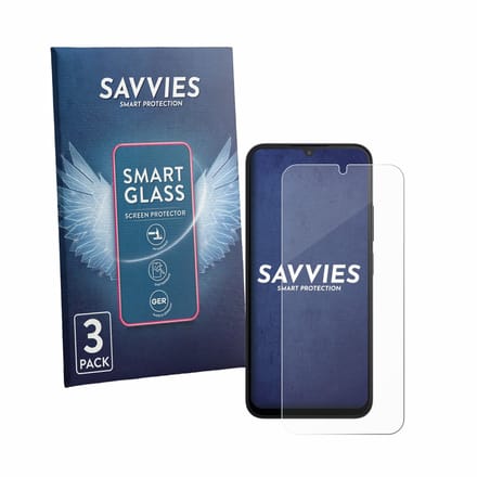 3 Stuks Savvies Screenprotector - geschikt voor Xiaomi Redmi A7 Pro - beschermfolie glas transparant