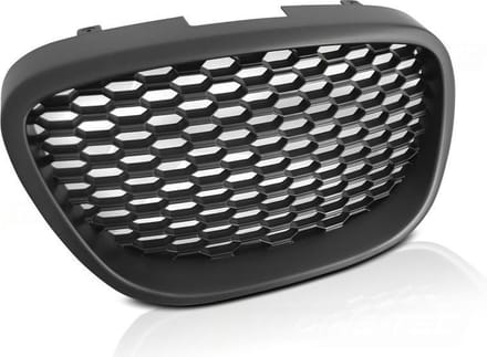 Grill SEAT LEON / ALTEA / TOLEDO 05-09 HONINGRAAT ZWART MAT