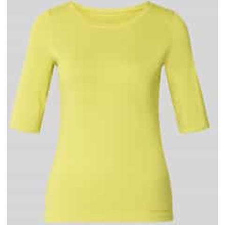 T-shirt met ronde hals en 1/2-mouwen