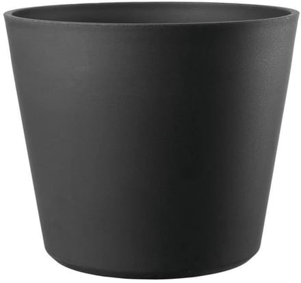 Deroma Vaso Origin Balkonpot Antraciet 48cm met Onderzetter