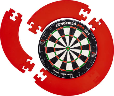 Longfield Darts - Surround in 4 delen - rood