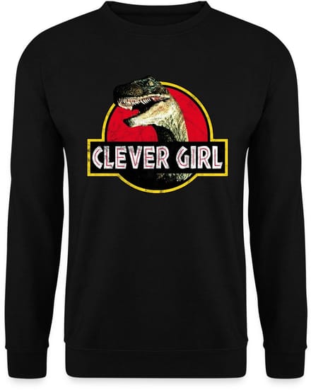 Jurassic World Raptor Clever Girl Sweater Heren