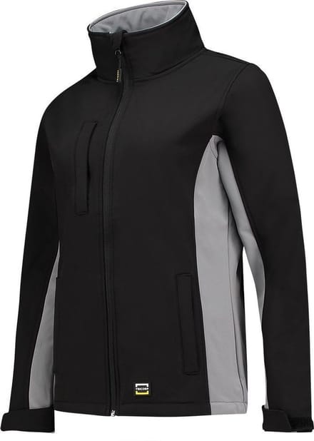 Tricorp Softshell Bicolor Dames 402008-Black/Grey-S