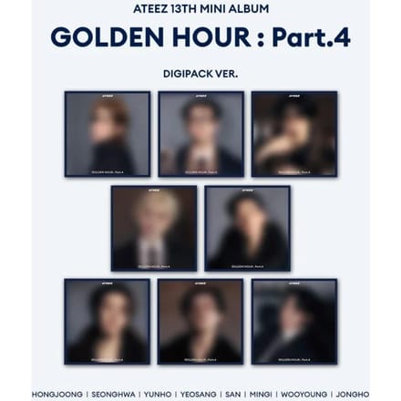 ATEEZ - [GOUDEN UUR : DEEL.4] 13e Mini-album DIGIPACK Set