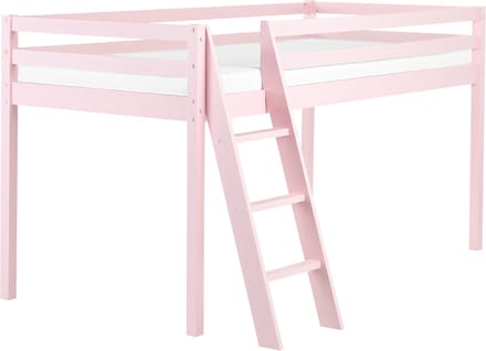 ASCOUX - Kinderbed - Roze - 90 x 200 cm - Dennenhout