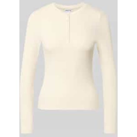 slim fit shirt met lange mouwen van katoenmix