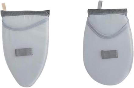 Strijkplank Mini - Stoomhandschoen Pad - Strijken Kleding - Hittebestendig Isolatie - 2 Stuks - Grijs